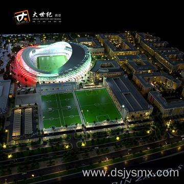 Football stadium abs scale building model